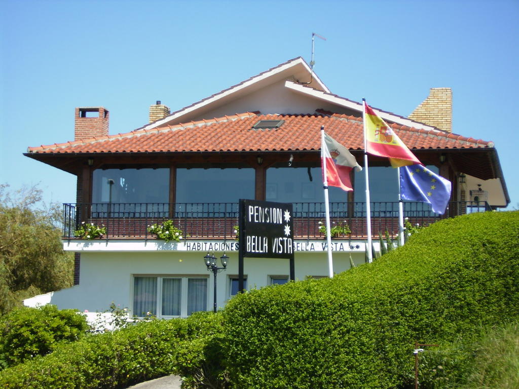 Pensión Bella Vista Cóbreces Exterior foto